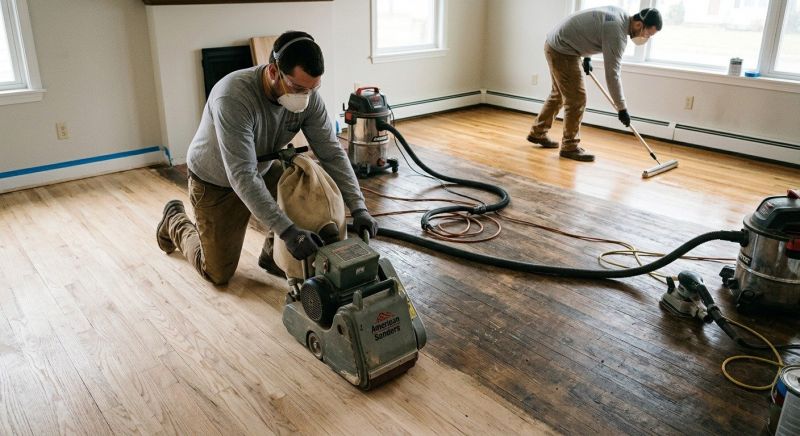 Hickory Floor Refinishing in Alpharetta, GA