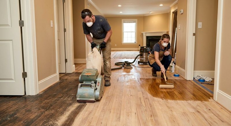 Mahogany Floor Refinishing in Alpharetta, GA