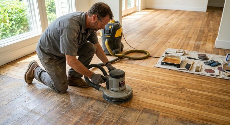 Parquet Floor Refinishing in Olathe, KS