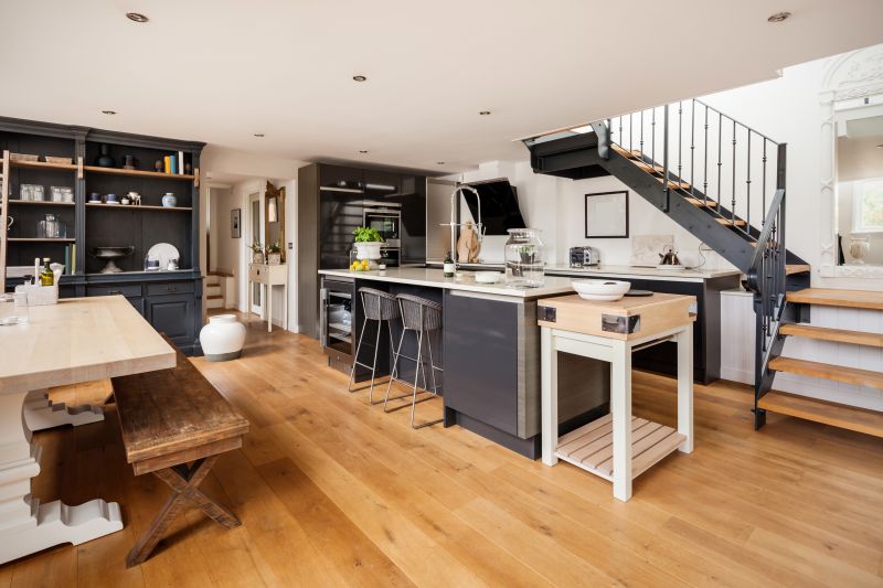 Kitchen with Hardwood Installation